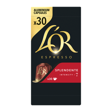 Café Capsules L'OR ESPRESSO SPLENDENTE N°7 - compatible NESPRESSO - x30