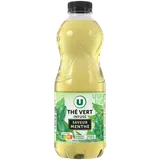 Boisson thé glacé vert saveur menthe - Bouteille 1L