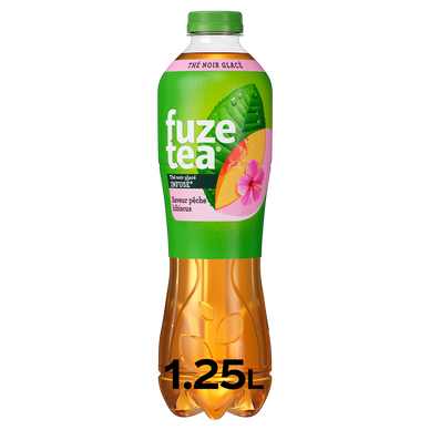 Boisson Thé Glacé Pêche Hibiscus FUZETEA - Bouteille 1,25L