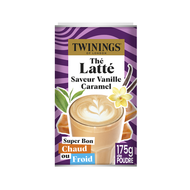 Thé noir latte vanille caramel TWININGS, 175g