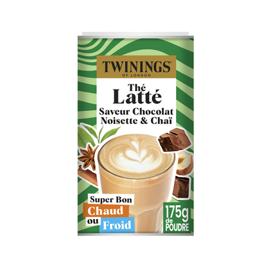 Thé noir latte chocolat noisette & Chaï TWININGS, 175g