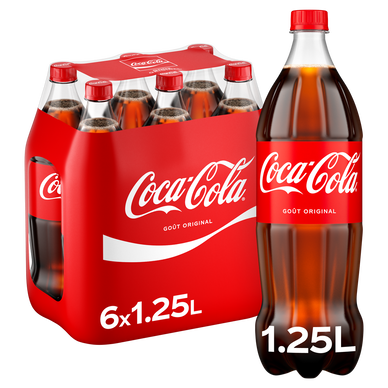 Soda COCA-COLA Original - Pack Bouteilles 6x1,25L