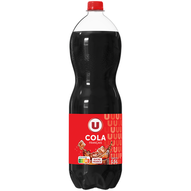 Boisson gazéifiée saveur cola avec sucre et édulcorant, 1,5L