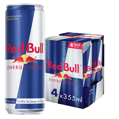 Boisson énergisante - RED BULL - 4x355ml