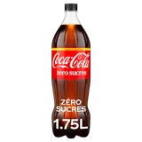 Soda COCA-COLA sans sucres - Bouteille 1,75L