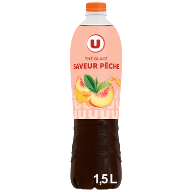 Boisson au thé glacé Saveur pêche - Bouteille 1,5l