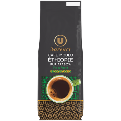Café moulu arabica d'Ethiopie - 250g