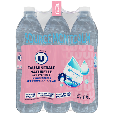 Eau minérale MONTCALM  6x1,5l