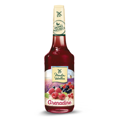 Sirop de Grenadine MOULIN DE VALDONNE, bouteille 70cl