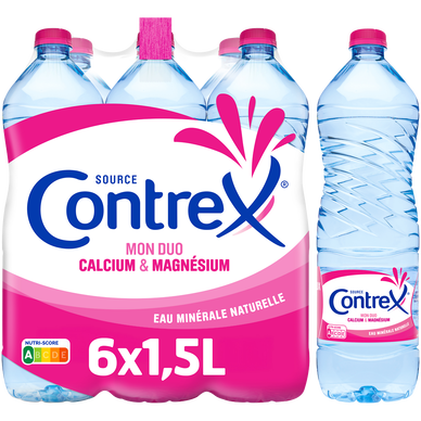 Eau minérale naturelle CONTREX - 6x1,5L