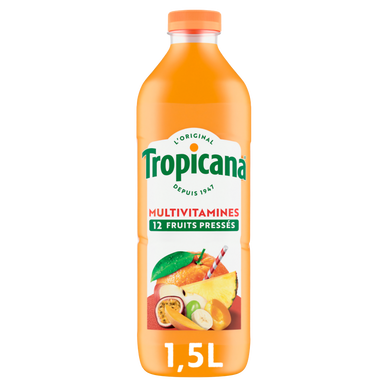 Pur jus Essentiels multivitaminés TROPICANA, 1,5l