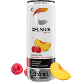 Boisson énergisante pétillante Pêche et framboise CELSIUS - canette 35,5cl