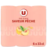 Boisson au thé glacé Saveur pêche - Pack Canettes 6x33cl