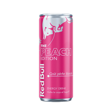 Boisson énergisante goût Pêche Blanche RED BULL - 250ml