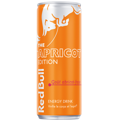 Boisson énergisante goût Abricot Fraise RED BULL - 250ml