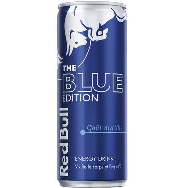 Boisson énergisante, Goût Myrtille Blue Edition - RED BULL - 250ml