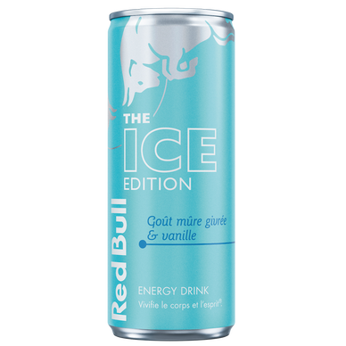 Boisson énergisante goût mûre givrée vanille RED BULL - 250ml
