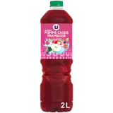Boisson à base de jus de fruits aromatisée Pommes, Cassis, Framboise -Bouteille de 2L