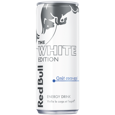 Boisson énergisante, Goût Coco-Acaï White Edition - RED BULL - 250ml