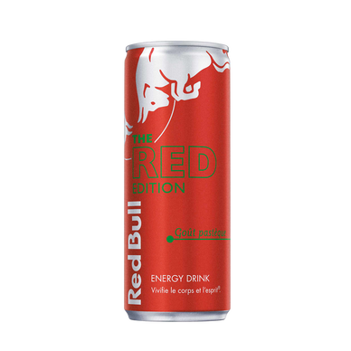 Boisson énergisante, Goût Pastèque Red Edition - RED BULL - 250ml