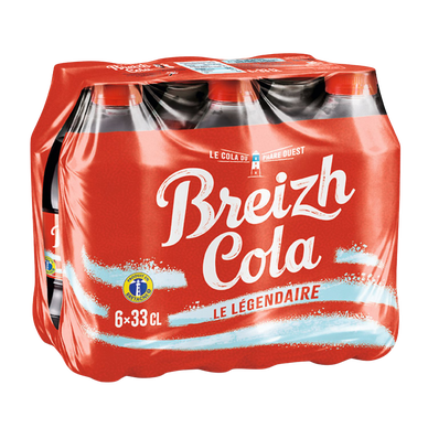 Soda BREIZH COLA, pack bouteille 6x33cl