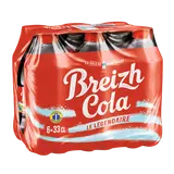 Soda BREIZH COLA, pack bouteille 6x33cl