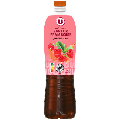 Boisson thé glacé saveur framboise 1,5l pet