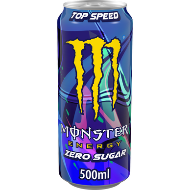 Boisson énergisante Zero Sugar Top Speed MONSTER - Canette 50cl