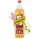 Soda saveur Pomme SCHWEPPES - la bouteille de 1,5L