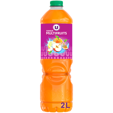 Boisson aux jus de fruits plate saveur multifruits PET 2L