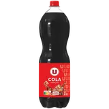 Boisson gazéifiée saveur cola avec sucre et édulcorant 1L