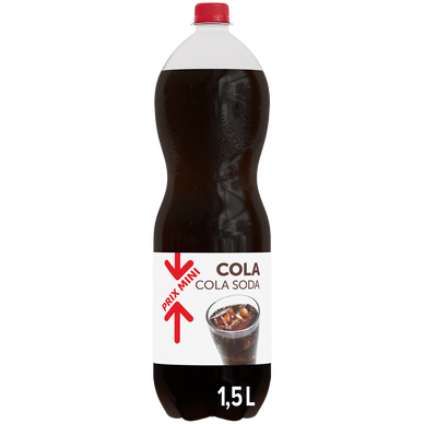 Soda au cola PRIX MINI - Bouteille 1,5 l
