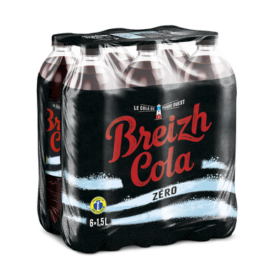 Soda BREIZH COLA zéro, pack bouteille 6x1,5L