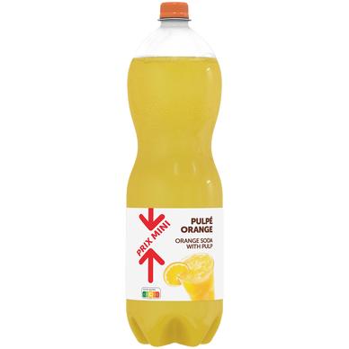 Soda Pulpé orange PRIX MINI - Bouteille 1l