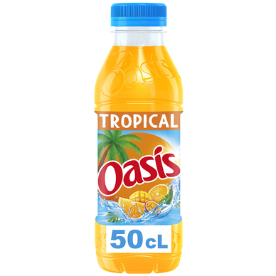 Boisson aux fruits Tropical OASIS - la bouteille de 50cl