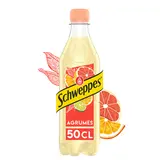 Soda saveur Agrumes SCHWEPPES - la bouteille de 50cl