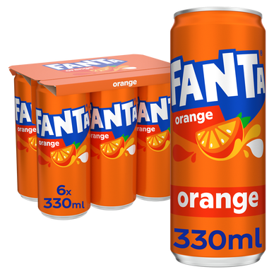 Boisson FANTA Orange sleek canette 6x33cL