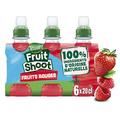 Boisson Fruits rouges FRUIT SHOOT, 6 bouteilles 20cl