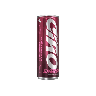 Boisson énergisante abricot framboise CIAO ENERGY 25cl