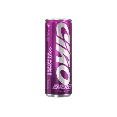 Boisson énergisante pomme rhubarbe CIAO ENERGY 25cl