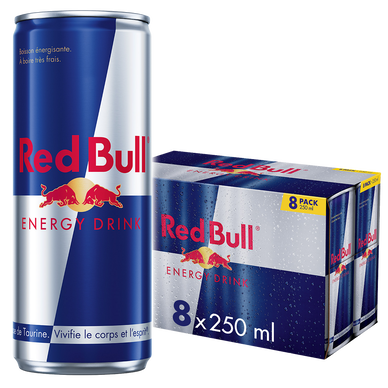 Boisson énergisante - RED BULL - 8x250ml