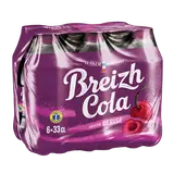 Soda Cola Cerise BREIZH pet 6x33cl