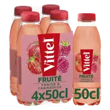 Eau arômatisée Fraise Framboise VITTEL FRUITE - 4x50cL