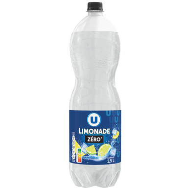 Limonade zéro sans sucres - Bouteille 1,5L