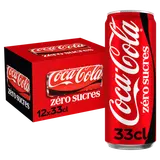 COCA COLA sans sucres 12x33cl sleek