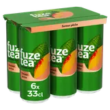 Boisson Thé Glacé Pêche FUZETEA - Pack canettes 6x33cl