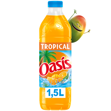 Boisson aux fruits Tropical OASIS - la bouteille de 1,5L
