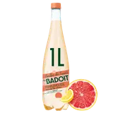 Eau gazeuse aromatisée pamplemousse/citron BADOIT BULLES DE FRUITS - 1l