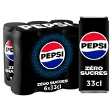 Soda Saveur Cola - PEPSI - Pack Canettes 6x330ml