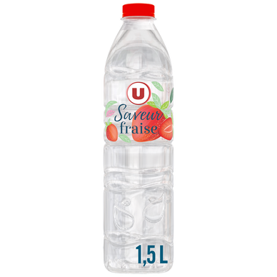 Eau aromatisée saveur fraise sans sucres 1,5L